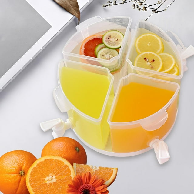 Beverage Dispenser Lemonade Jug Leakproof Easy Clean Cold Kettle with Faucet
