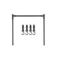 thumbnail image 1 of Outdoor Desktop Storage Rack Multifunction Ultralight Aluminum Alloy Desktop Shelf Adjustable Shelf For Picnic Hiking Backpacking Fishing Garden BBQ, 1 of 7