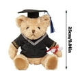 thumbnail image 2 of Graduation Decorations Class of 2025 Grad Bear, 10 Inch Graduation Season Creative Gift Bear Doll Plush Toy, for Graduation Gift (C), 2 of 6