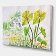 thumbnail image 3 of Designart ' Ancient Lotus Pond ' Lake House Canvas Wall Art Print, 3 of 4