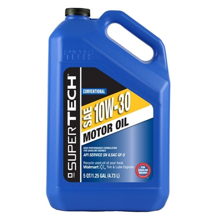 SuperTech 10W30 Motor Oil, 5-Quart
