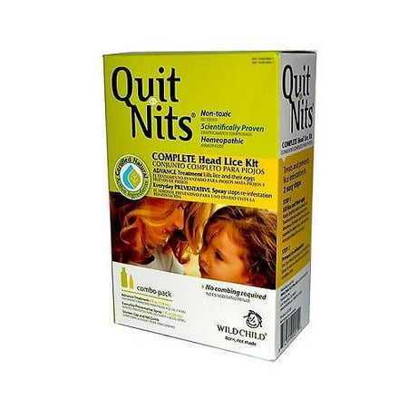 Hyland's Homeopathic Quit Nits, Complete Head Lice Kit, Kills Lice And (Best Way To Kill Lice And Nits)