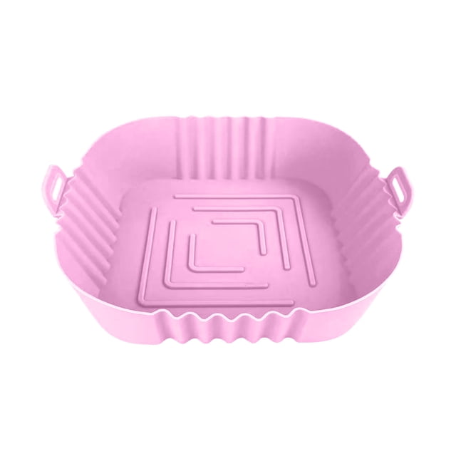 yulier Doublures en Silicone pour Friteuse à Air Chaud Doublures Réutilisables Accessoires pour Friteuses à Air Carrées pour Four Plaque de Cuisson Plateau de Friteuse