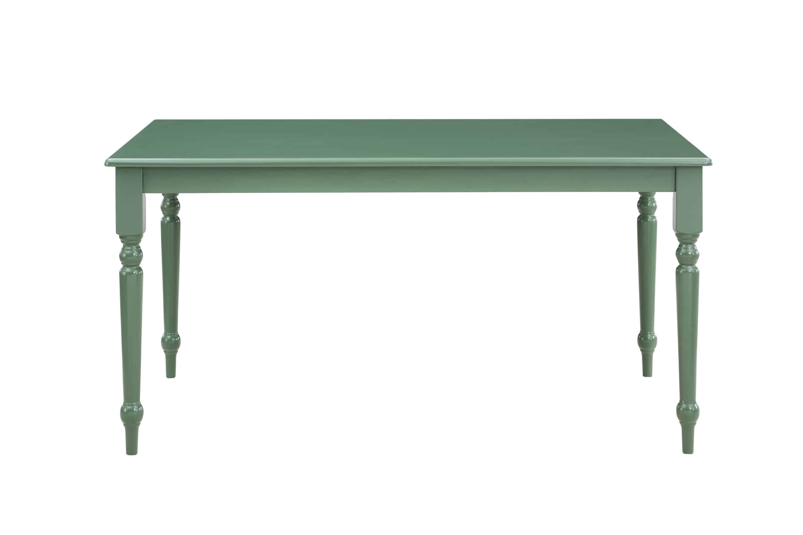 Boraam Carolina Rectangular Wood Dining Room Table - Equestrian Green