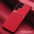 thumbnail image 1 of Tarise for Samsung S23 Ultra Case, Premium PU Leather Anti-Scratch Shockproof Soft TPU Rubber Magnetic Luxury Hybrid Business Back Cover Case for Samsung Galaxy S23 Ultra 5G 6.8" Phone, Red, 1 of 8