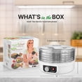 thumbnail image 2 of Máquina deshidratadora de alimentos NutriChef | Carne seca deshidratada Carnes Hongos Frutas y verduras | Ideal para uso doméstico | utiliza circulación de alta temperatura para una deshidratación uni, 2 of 6