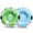 Blue,Green, variant on scurora 2 Pack Snow Tube, 36" Cold-Resistant Inflatable Snow Sled, Thickened Heavy Duty Sleds for Winter with Handles, Winter Toys for Outdoor Sledding Snow Tube Sports
