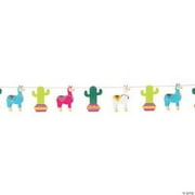 Fiesta Cactus Llama Garland - Party Decor - 1 Piece