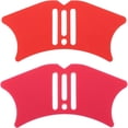 thumbnail image 1 of HLONK 2pcs 4 in 1 Silicone Nose Shadow Template  Professional Nose Shaping Tool  Makeup Kit for  Lip Corner  Eyelash  Beginners  2pcs  with Applicator Guide Tool (Rose Red+Red), 1 of 2