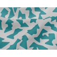 thumbnail image 4 of oneOone Viscose Jersey White Fabric Abstracts Sewing Craft Projects Fabric Prints By Yard 60 Inch Wide, 4 of 5