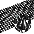thumbnail image 4 of Unique Bargains Black Sew Stitch on Cone Spikes Studs Plastic Flat Back Spike Rivet Punk Trim Ribbon (2 Yards), 4 of 6