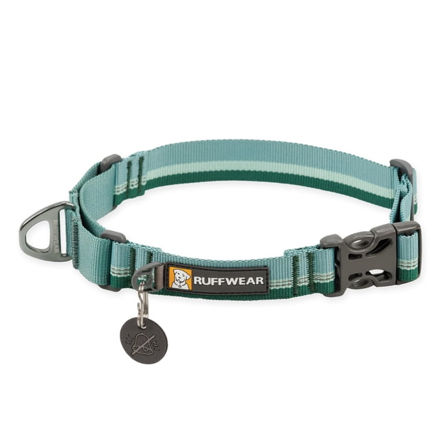 Ruffwear , Collier pour Chien à Réaction Web, Collier Martingale pour la Marche en Laisse, Vert Rivière et Roche, 20 Pouces-23 Pouces