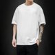 thumbnail image 3 of Nueva camiseta de verano para hombre, camiseta lisa a la moda para hombre, camisetas de gran tamaño de Hip Hop de manga corta informales de algodón para hombre, ropa de calle, camisetas superiores, 3 of 5