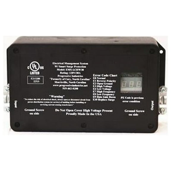 Progressive EMSLCHW30 Surge Protector Har - 30 Ampire