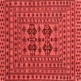 thumbnail image 1 of Ahgly Company Indoor Square Southwestern Red Country Area Rugs, 5' Square, 1 of 4