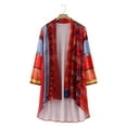 thumbnail image 3 of OKBOP Sweater for Women,Women Fashion Casual Boho Print Shirt Winter Coat Loose Long Sleeve Cardigan Pocket Top, 3 of 9