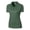 Bottle Green Heather, variant on Clique LQK00079 Charge Active Womens Short Sleeve Polo-Navy Heather-XS
