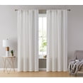 thumbnail image 2 of THD Maria Premium Soft Velvet Back Tab Rod Pocket Window Treatment Curtains for Bedroom & Living Room - Set of 2, 2 of 7