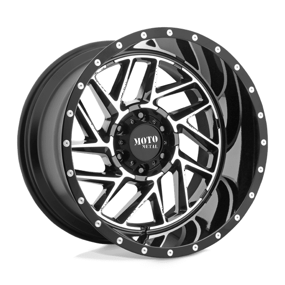Moto Metal Breakout 20X10 Gloss Black Machined Wheel