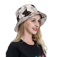 thumbnail image 6 of Fuzoiu Pigs Print Reflective Bucket Hat,Outdoor Hat for Men and Women,Bucket Hat for Travel Fishing Hunting Summer Camp, 6 of 6