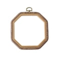 thumbnail image 1 of Octagon Embroidery Hoops Cross Stitch Imitated Wood Embroidery Circle Art Craft Embroidery Frame, 1 of 5