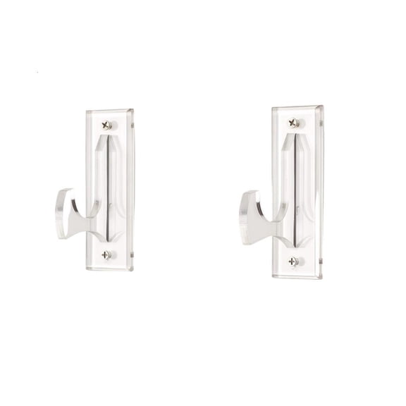 MOMOJIA 2Pcs Clear Wall Mounted Lightsabers Storage Rack Elegant Homes Decors