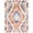 Casa White, variant on Morocco Casa Navy Polyester Rug 3'11" x 5'11"