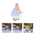 thumbnail image 3 of s RM 1/64, muñecas, escenas de , juguetes de diorama En cuclillas azul Zulema Figuras de muñecas en miniatura, 3 of 8