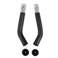 thumbnail image 1 of 1 Pair Premium End Aluminum Alloy Bike Handlebar Ends Grip with Bar - Choose of colors Black, 1 of 8