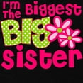 thumbnail image 3 of CafePress - Biggest Sister Pink Green2 T Shirt - Dark T-Shirt Kids XS-XL, 3 of 4