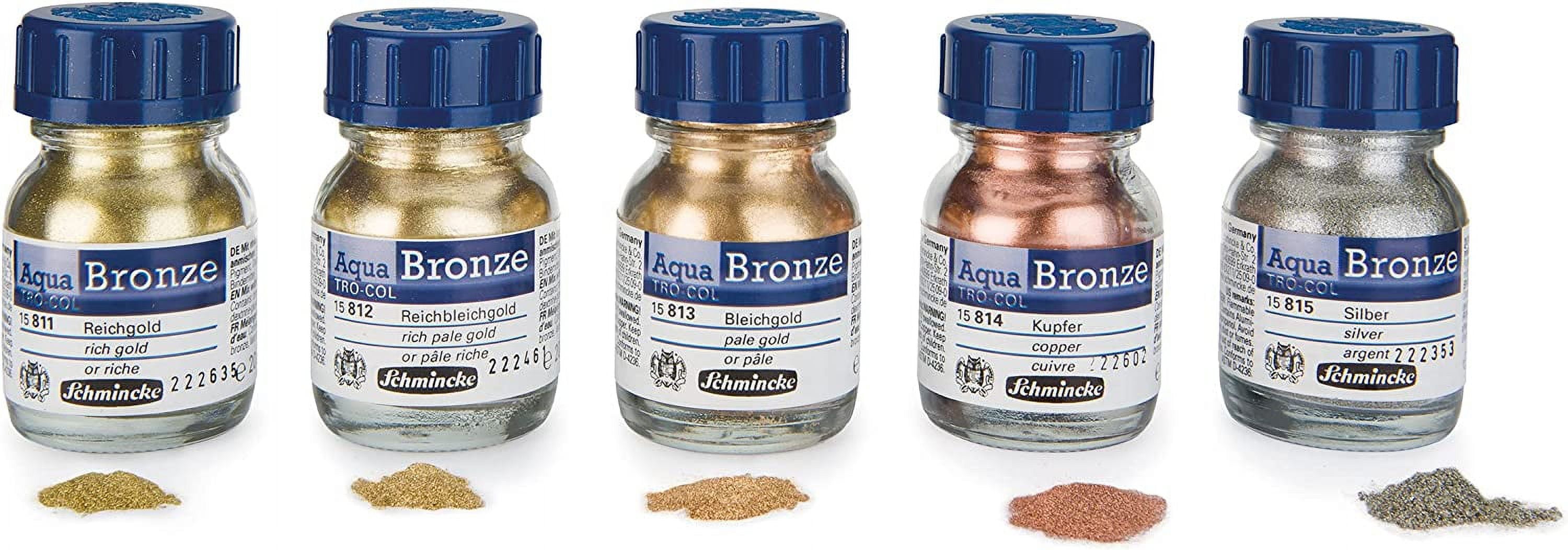 Schmincke Aqua Bronze Powder - Rich Pale Gold, 20 ml