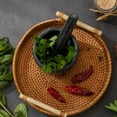thumbnail image 3 of Marble Heavy Duty Mortar and Pestle Set for Gourmet Cooking & Spice Grinding, 3 of 4
