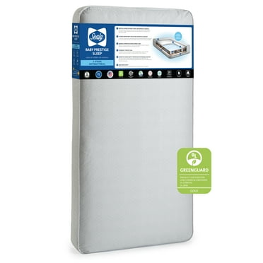 Sealy Baby Prestige Sleep Ultra-Premium 2-Stage Antibacterial, 204 Coil, Baby Crib & Toddler Mattress