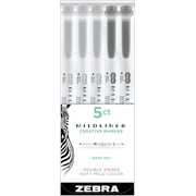 Zebra Pen Mildliner Highlighter, Multicolor, 5 Count (Pack of 1)