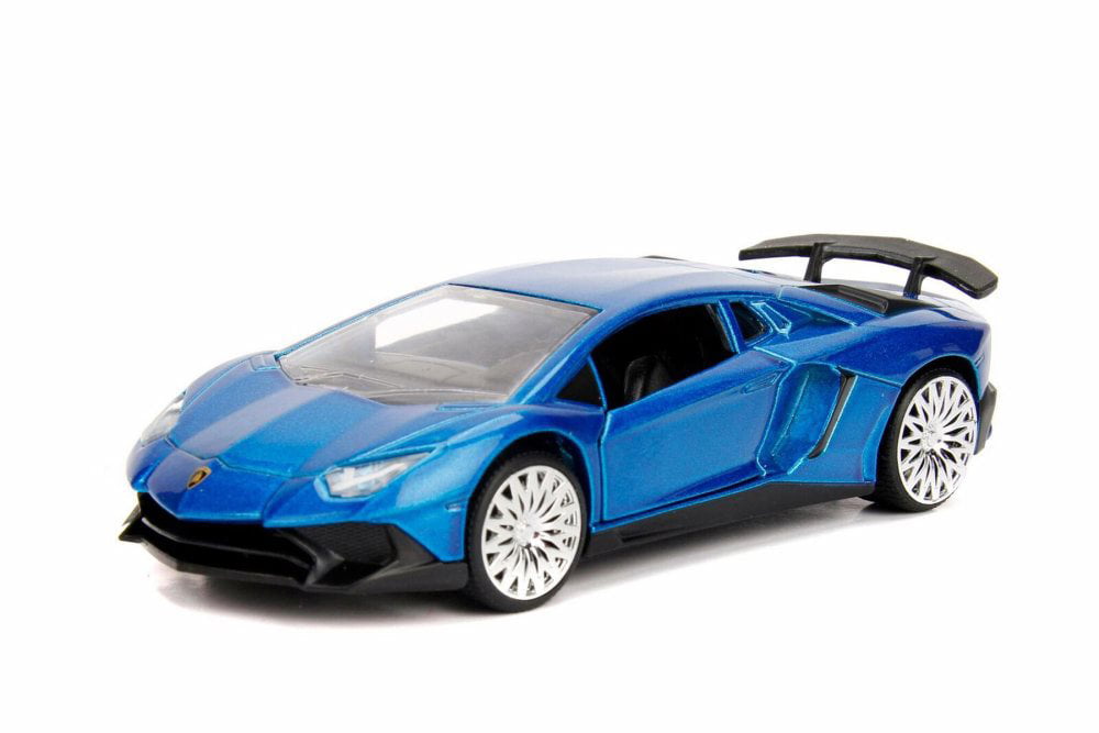 1:32 Lamborghini Aventador SV Model Diecast Toy Vehicle BLUE Paint
