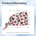 thumbnail image 2 of Scrub Caps Women Men, Cute Berry Rose Adjustable Working Caps, Turban Hat Cleaning Working Cap with Sweatband, Elastic Bandage Tie Back Nurse Cap, 2 of 5