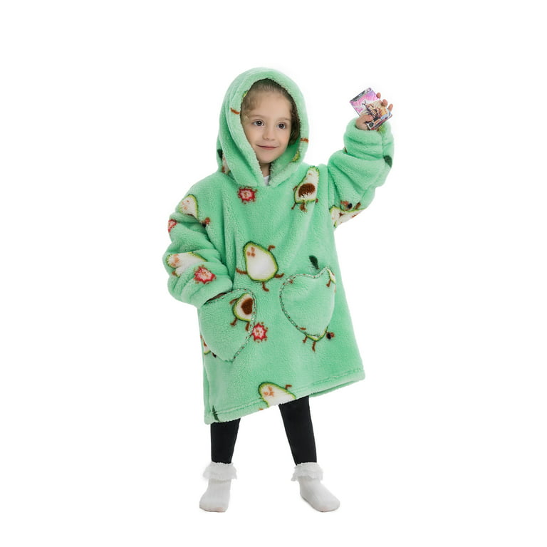 Comfy Wearable Oversized Hoodie Adult Kids Toddles Blanket_ – JeHouze.US