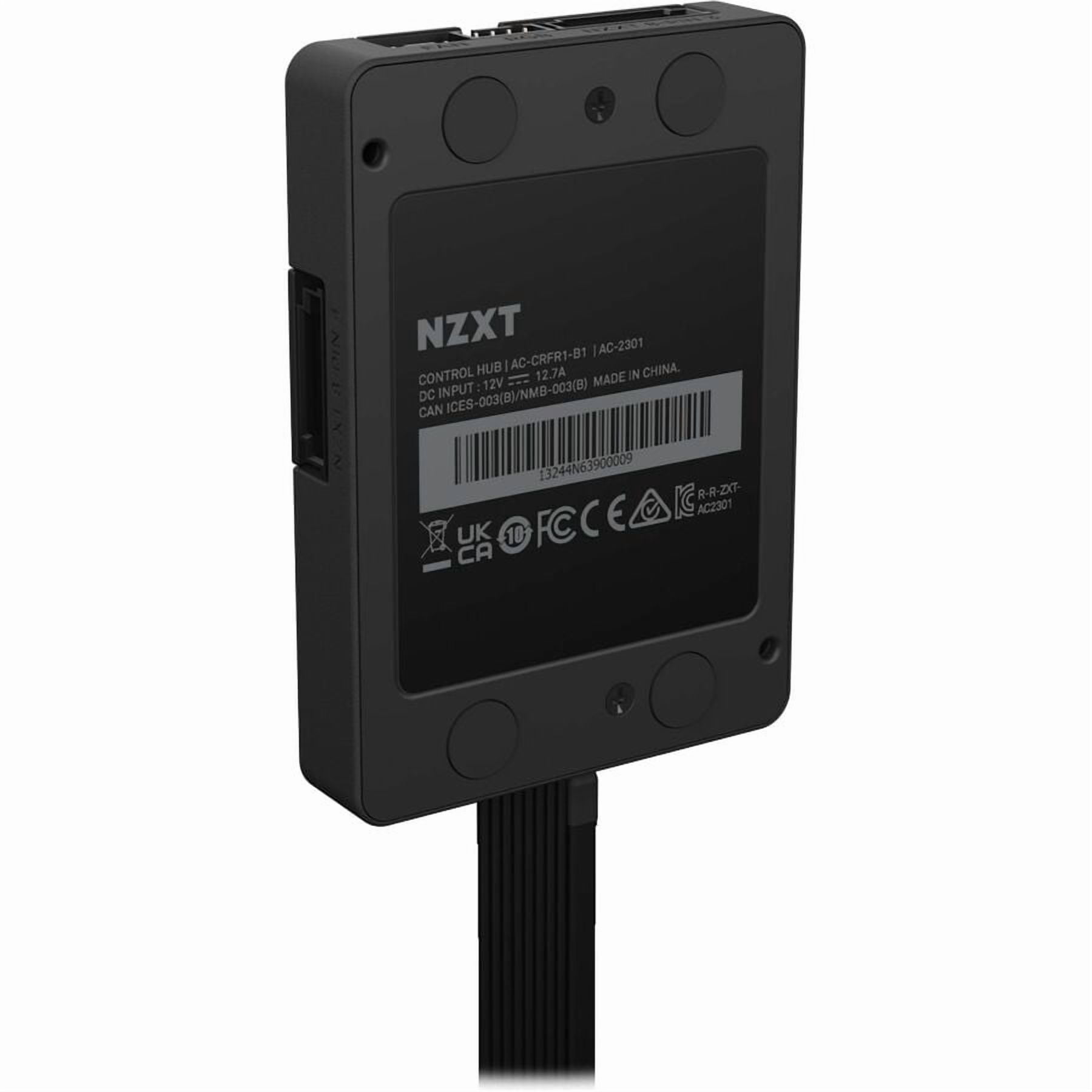 その他 NZXT CONTROLHAB AC-CRFR1-B1 NZXT AC AC-CRFR1-B1 Digital RGB Lighting & Fan Speed Controller