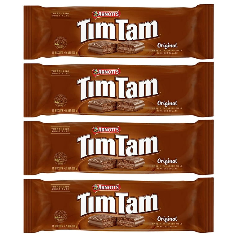 Arnott's Tim Tam Original Australian Chocolate Biscuits, 7.1 oz. (Pack of 4)