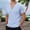Sky Blue, variant on Linen T Shirts for Man Summer Lightweight Breathable Short Sleeve Deep V Neck Relaxed Fit Plain Tshirts Mens Tees