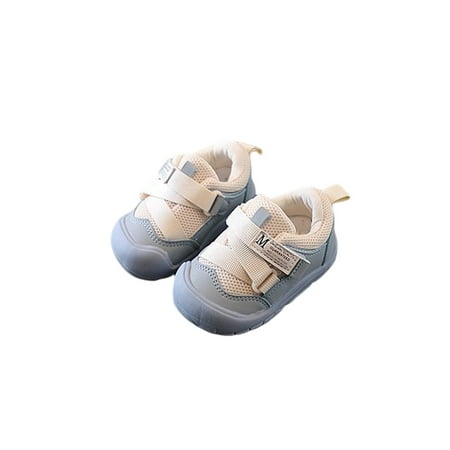 

Woobling Unisex Athletic Shoes Comfort Walking Shoe Breathable Sneakers School Trainers Fashion Flats Sport Hook And Loop Blue 1C