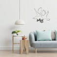 thumbnail image 2 of Follow Me - Life Motivation Quote Two Beautiful Birds Flying Line Silhouette Vinyl Design Wall Sticker Art Decal Boy Girl Kid Bedroom Nursery Kinder Home Decor Stickers Decoration Size (30x40 inch), 2 of 3