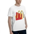 thumbnail image 2 of Mcdonald'S Logo Men'S Basic Short Sleeve T-Shirt Vogue White X-Large, 2 of 8