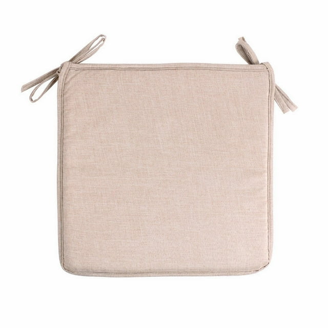 Binwennn Square Strap Garden Chair Pads Seat Cushion For Outdoor Stool Patio Dining Room Linen Auto Lumbar Support Whopping Cushion Car Backrest Ride Cushion Car Seat Car Back Pillows for Driving Seat