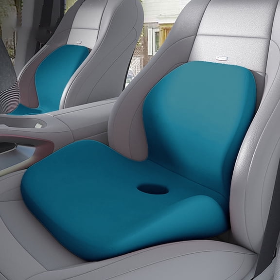 Ergonomic Chair Cushion with Tailbone and Lumbar Support for Car Seat and Home Use