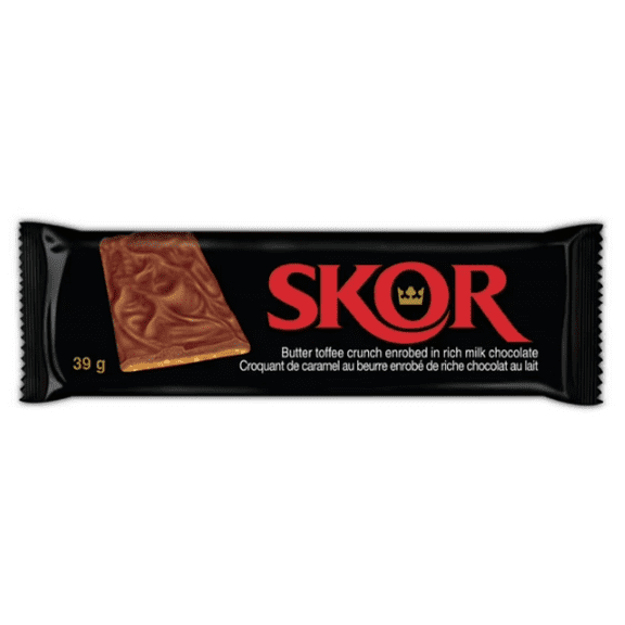 Skor Toffee Chocolate Candy Bar, 39g