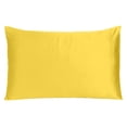 thumbnail image 5 of Lemon Dreamy Set of 2 Silky Satin King Pillowcases, 5 of 6