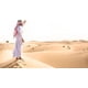thumbnail image 4 of Árabe para hombres pañuelo en la cabeza del Medio Oriente bufandas árabes hijab diadema chal del desierto tocado saudita turbante árabe clásico pañuelo grande cubierta suave para la cabeza, 4 of 5