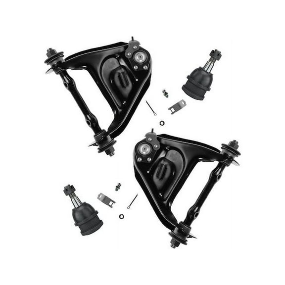 Front Control Arm and Ball Joint Kit 4 Piece - Compatible with 1975 - 1986 Chevy C10 Suburban RWD 1976 1977 1978 1979 1980 1981 1982 1983 1984 1985