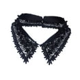 thumbnail image 4 of Gargantilla elegante y desmontable para mujer, ideal para suéteres, ropa, camisas y vestidos elegantes. negro, 4 of 8